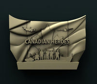Thumbnail for CANADIAN HERO 3D STL 3DWave
