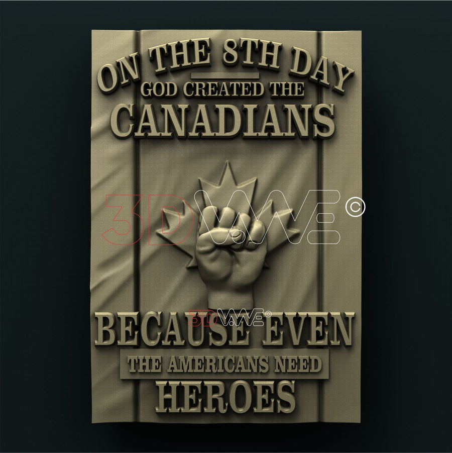 CANADIAN HERO 3D STL 3DWave