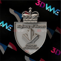 Thumbnail for CANADIAN HIGHWAY OF HEROES 3d stl 3DWave.us