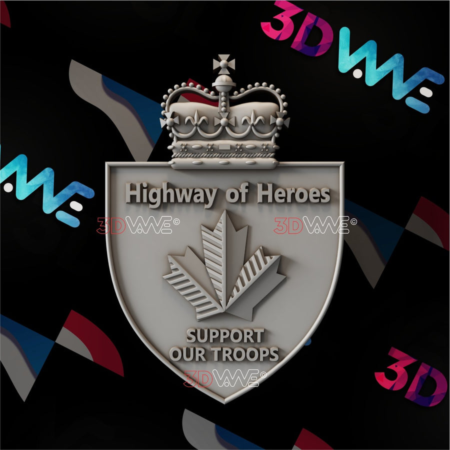 CANADIAN HIGHWAY OF HEROES 3d stl 3DWave.us
