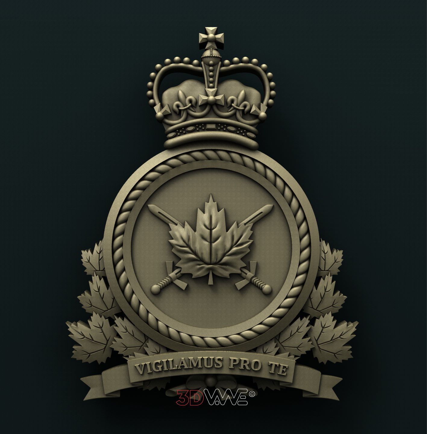 CANADIAN LAND FORCE COMMAND 3D STL 3DWave