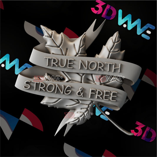 CANADIAN LEAF 3d stl 3DWave.us