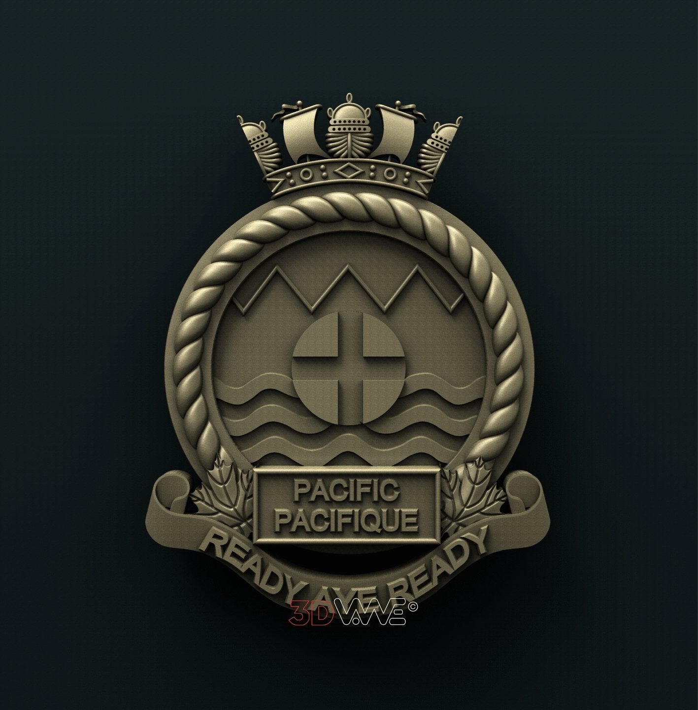 CANADIAN MARITIME FORCES PACIFIC 3D STL 3DWave