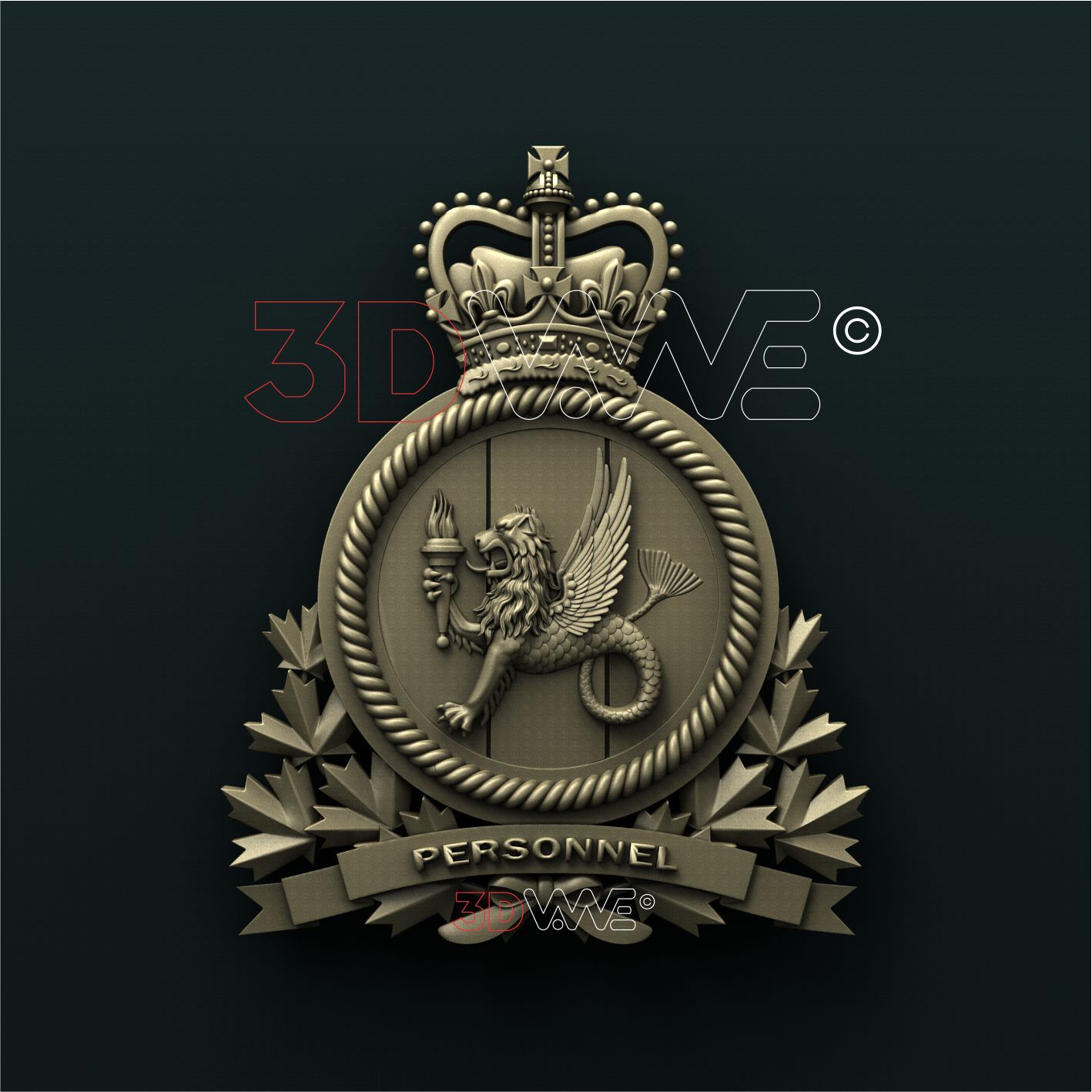 CANADIAN MILITARY PERSONNEL COMMAND 3D STL - 3DWave.us