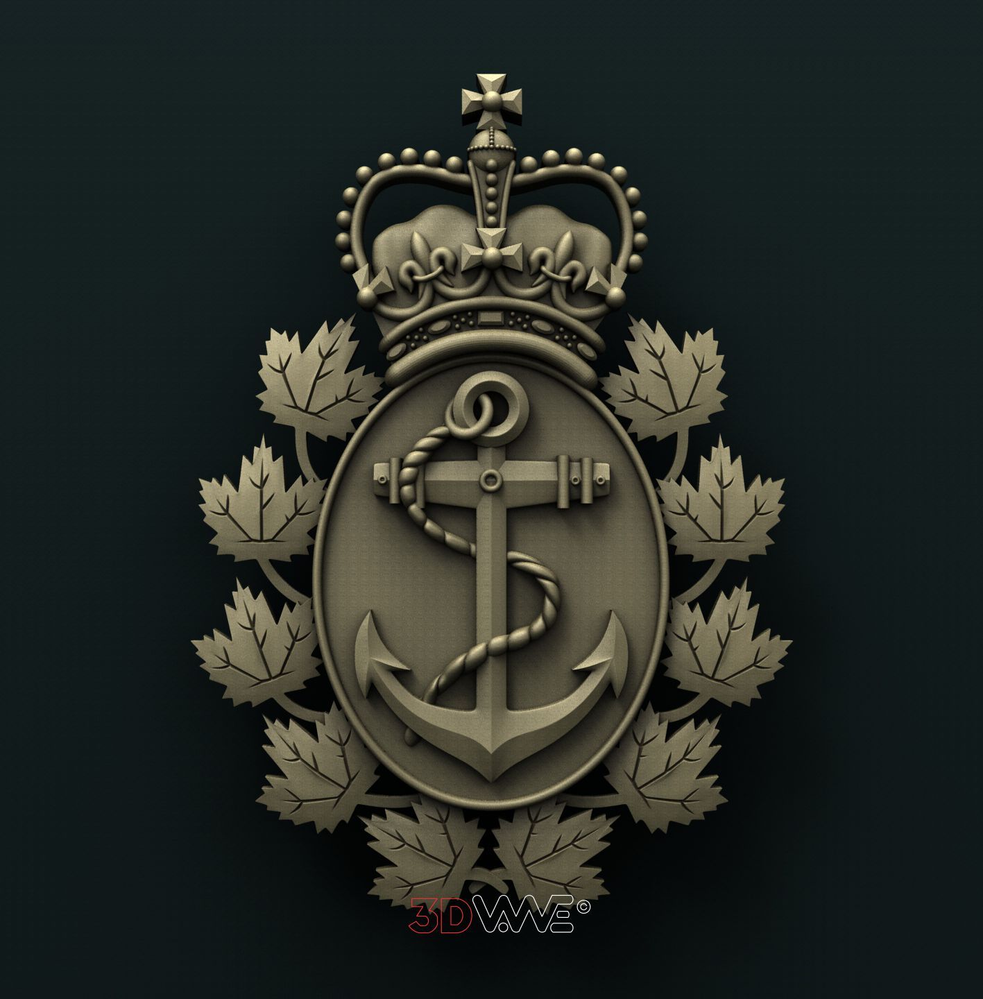 CANADIAN NAVY 3D STL - 3DWave.us