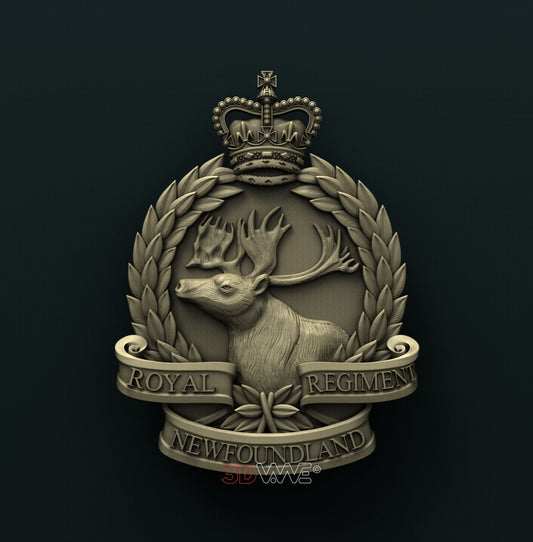 CANADIAN ROYAL NEWFOUNDLAND REGIMENT 3D STL 3DWave
