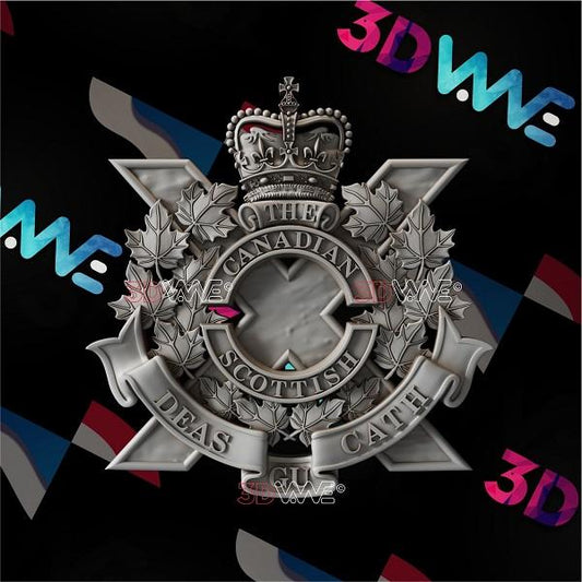 CANADIAN SCOTTISH REGIMENT (Princess Mary's) 3d stl 3DWave.us