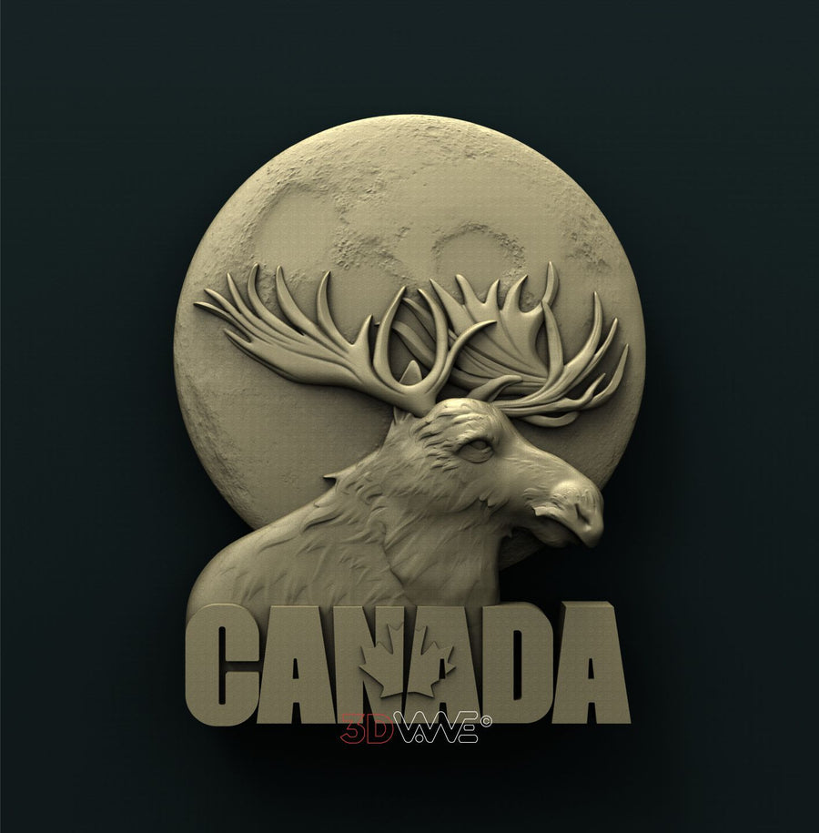 CANADIAN SIGN 3D STL 3DWave