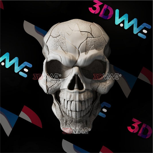 CANADIAN SKULL 3d stl 3DWave.us