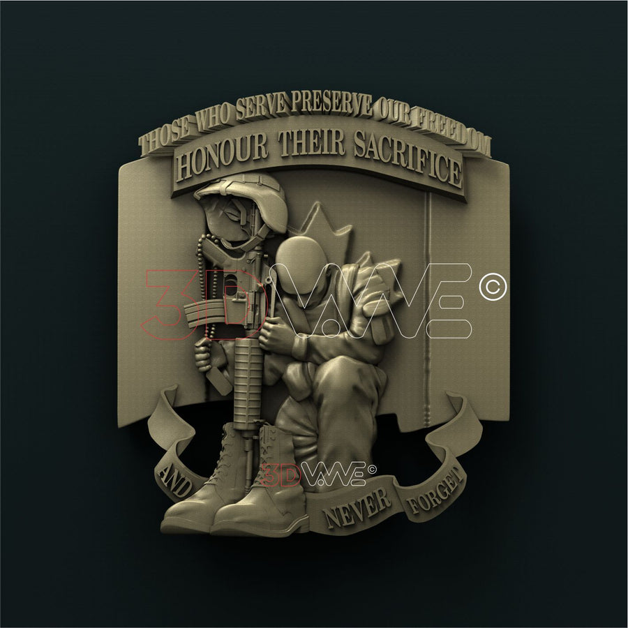 CANADIAN SOLDIER 3D STL 3DWave