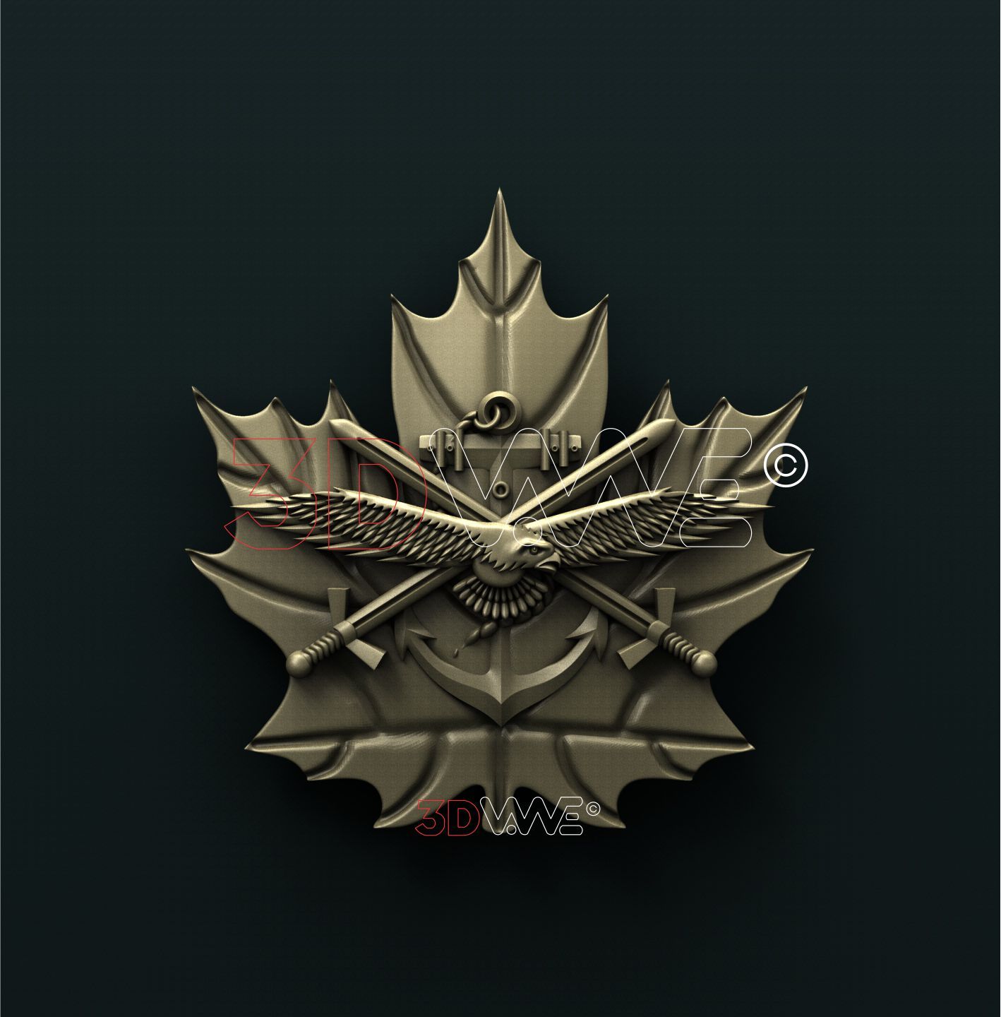 CANADIAN TRI SERVICE 3D STL - - 3DWave.us
