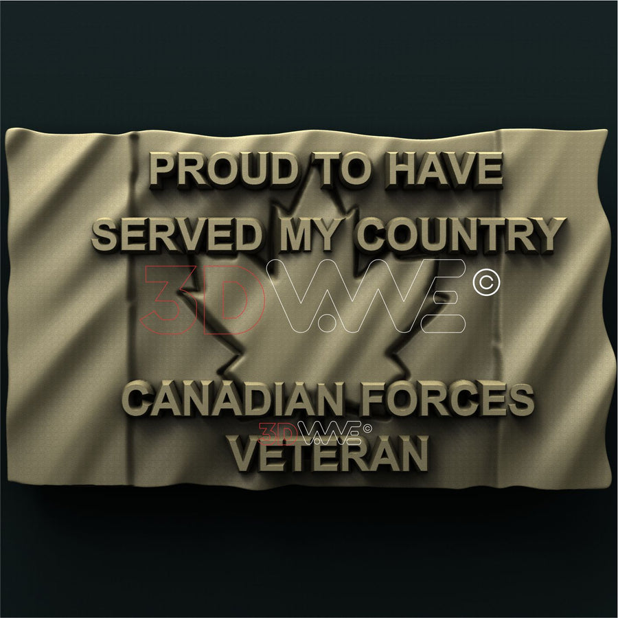 CANADIAN VETERAN 3D STL 3DWave