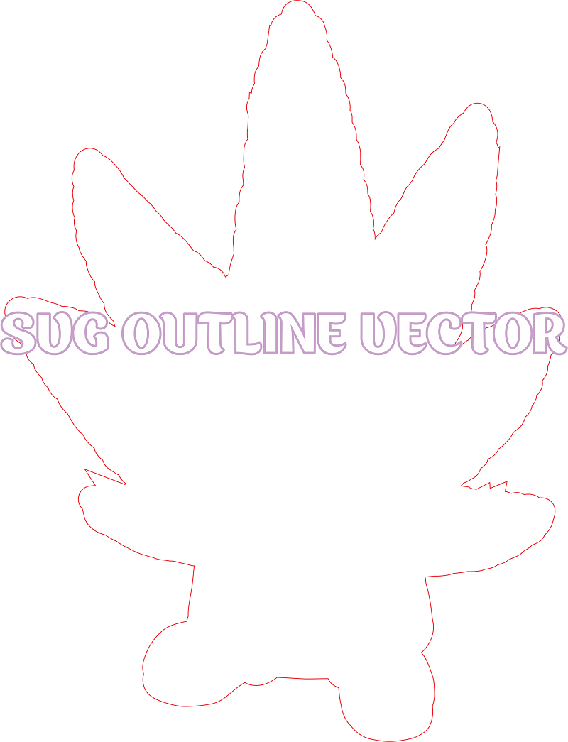 CANNABIS GNOME 3d illusion & laser - ready file 3DWave.us