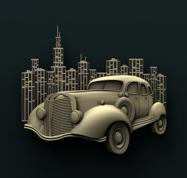 CAR 3D STL 3DWave