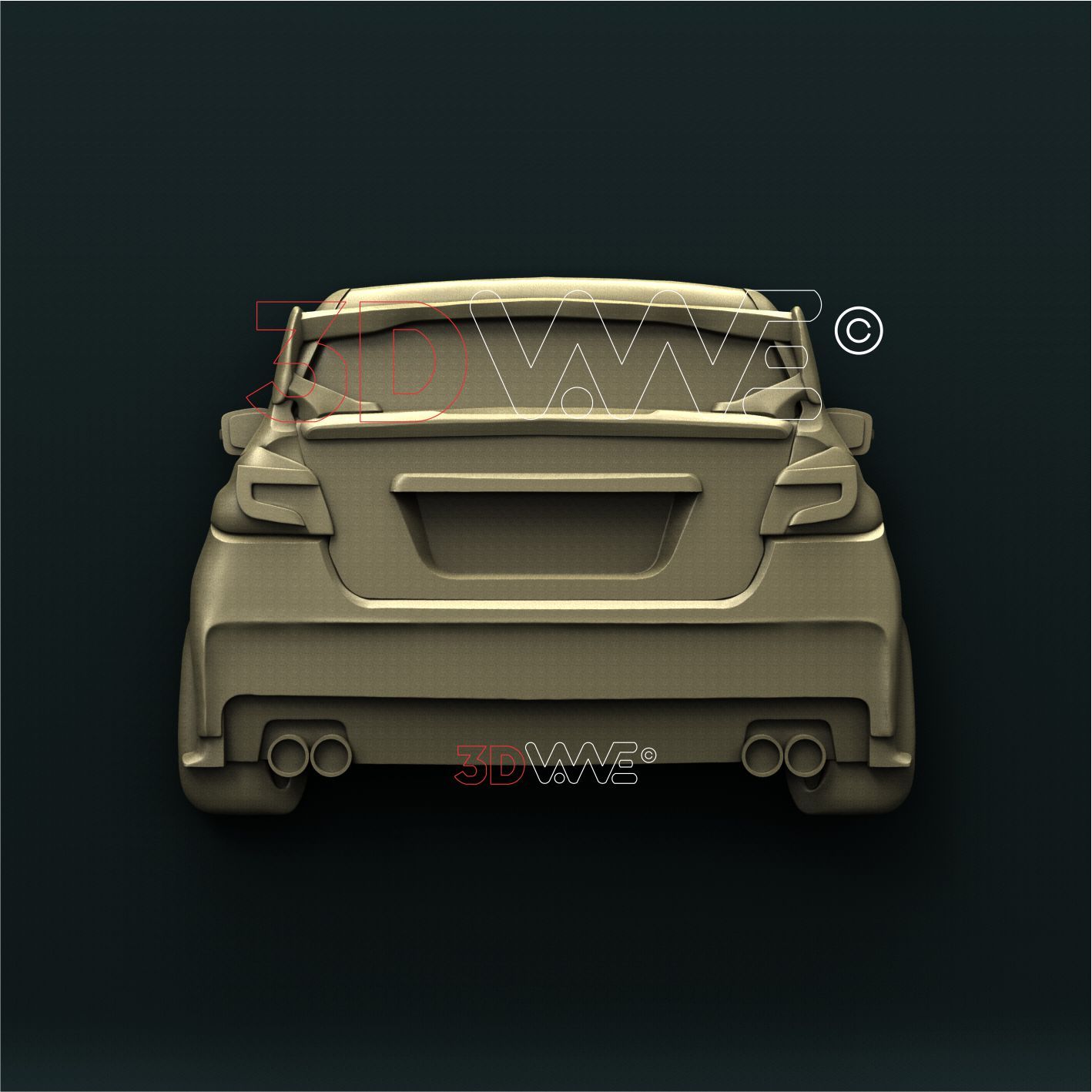 CAR 3d stl 3DWave