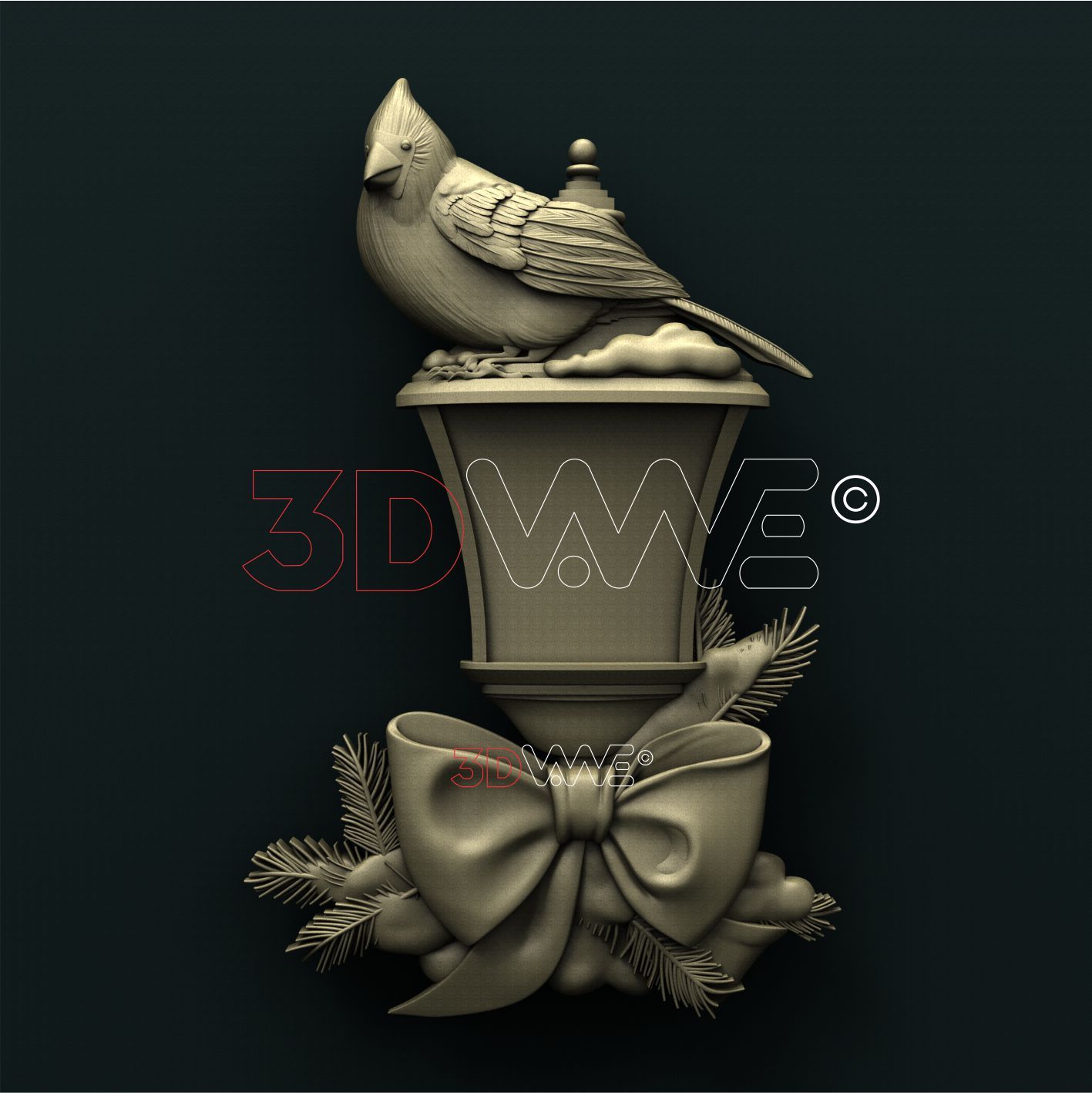 CARDINAL 3D STL - - 3DWave.us