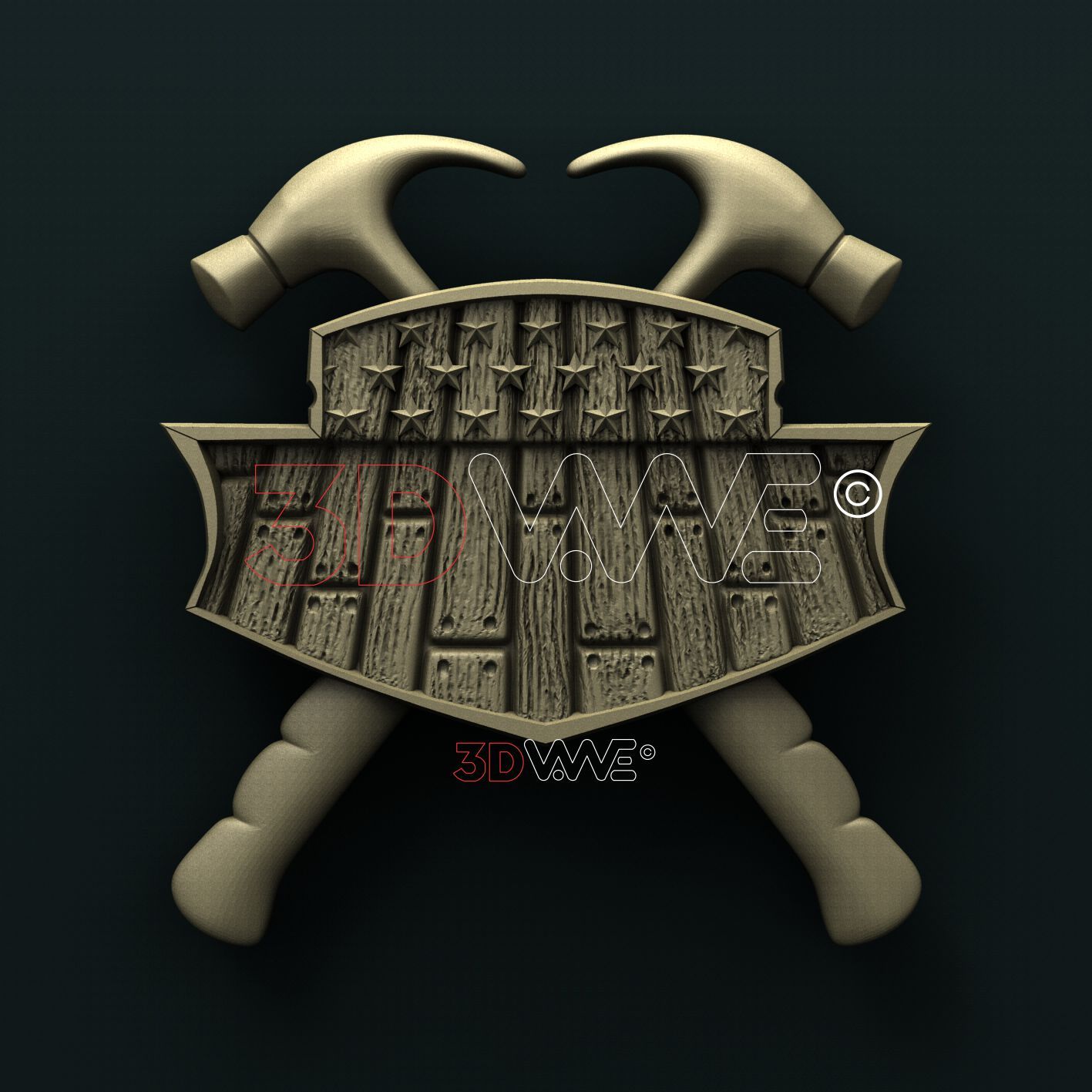 CARPENTER SIGN 3D STL 3DWave