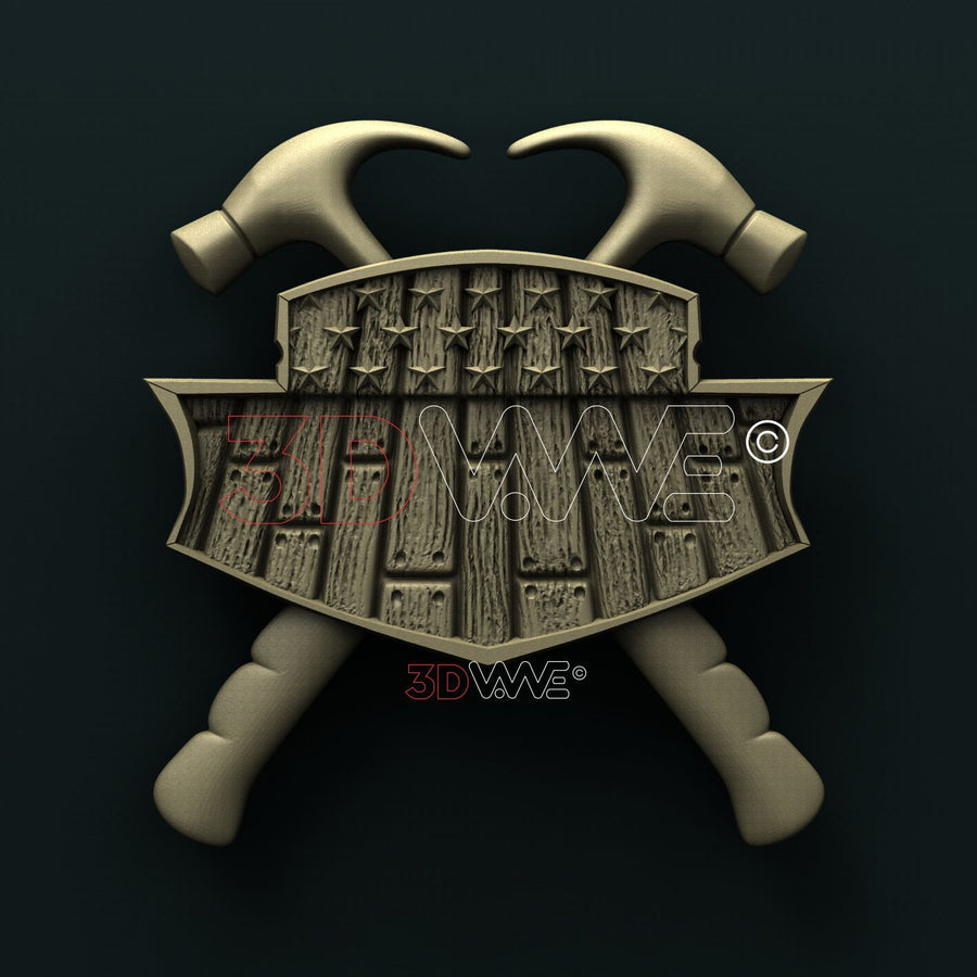 CARPENTER SIGN 3D STL 3DWave