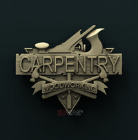 Thumbnail for CARPENTRY SIGN 3D STL 3DWave