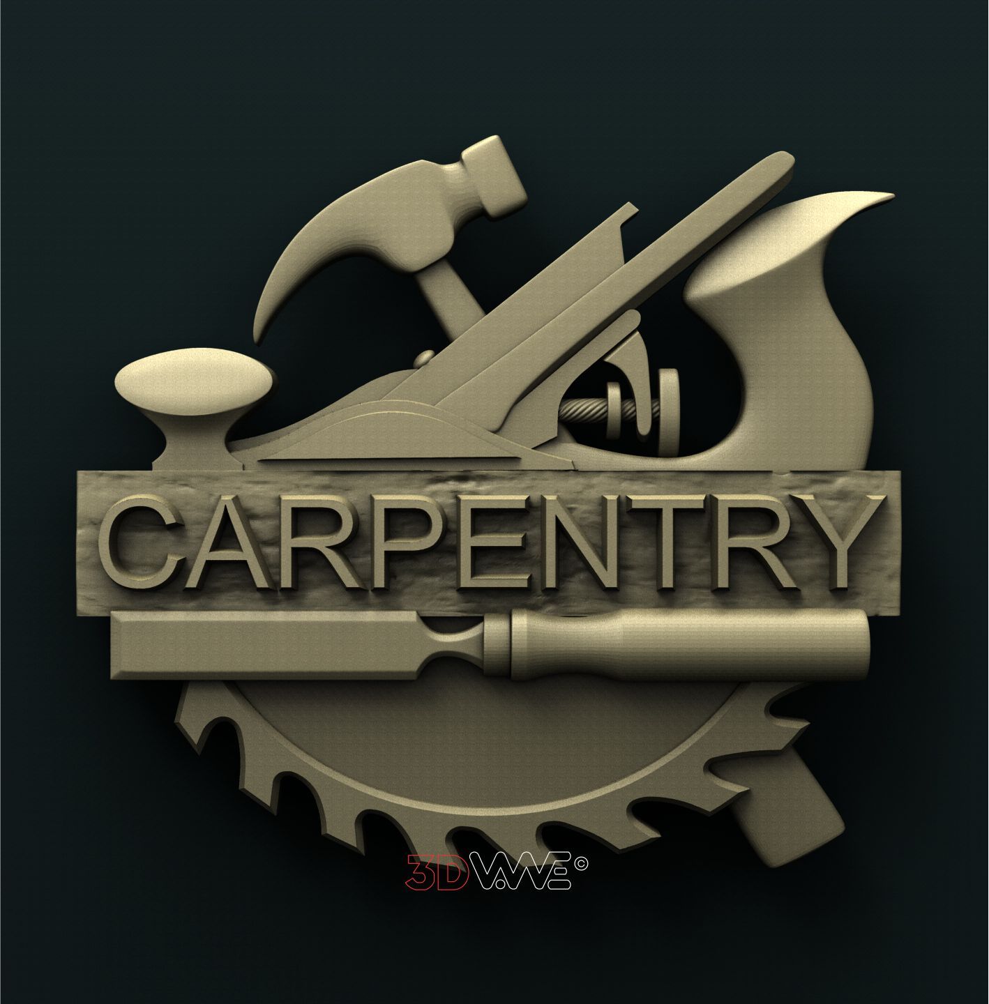 CARPENTRY SIGN 3D STL 3DWave