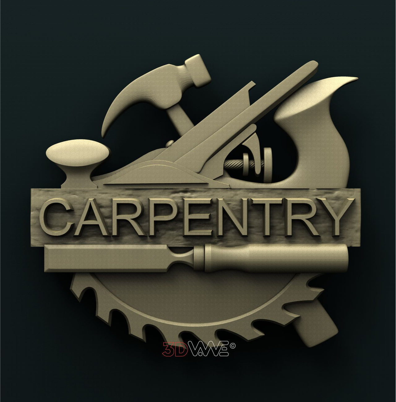 CARPENTRY SIGN 3D STL 3DWave