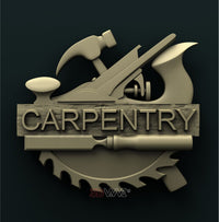 Thumbnail for CARPENTRY SIGN 3D STL 3DWave
