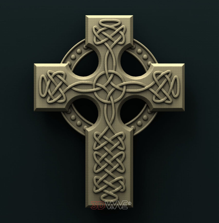 CELTIC CROSS 3D STL 3DWave
