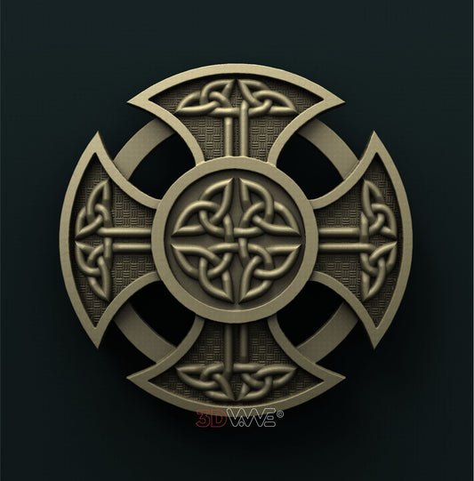 CELTIC CROSS 3D STL 3DWave