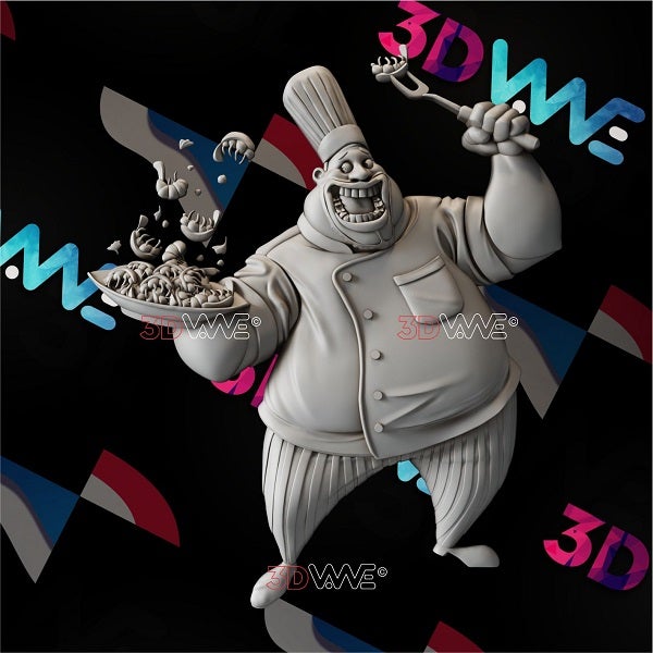 CHEERFUL CHEF 3d stl 3DWave.us
