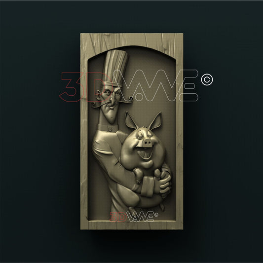 CHEF SIGN 3d stl 3DWave