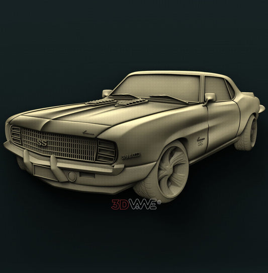 CHEVROLET CAMARO SS 396 3D STL 3DWave