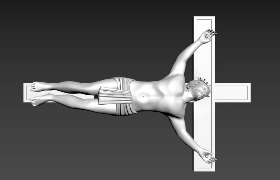 Christian cross 3d stl asghar