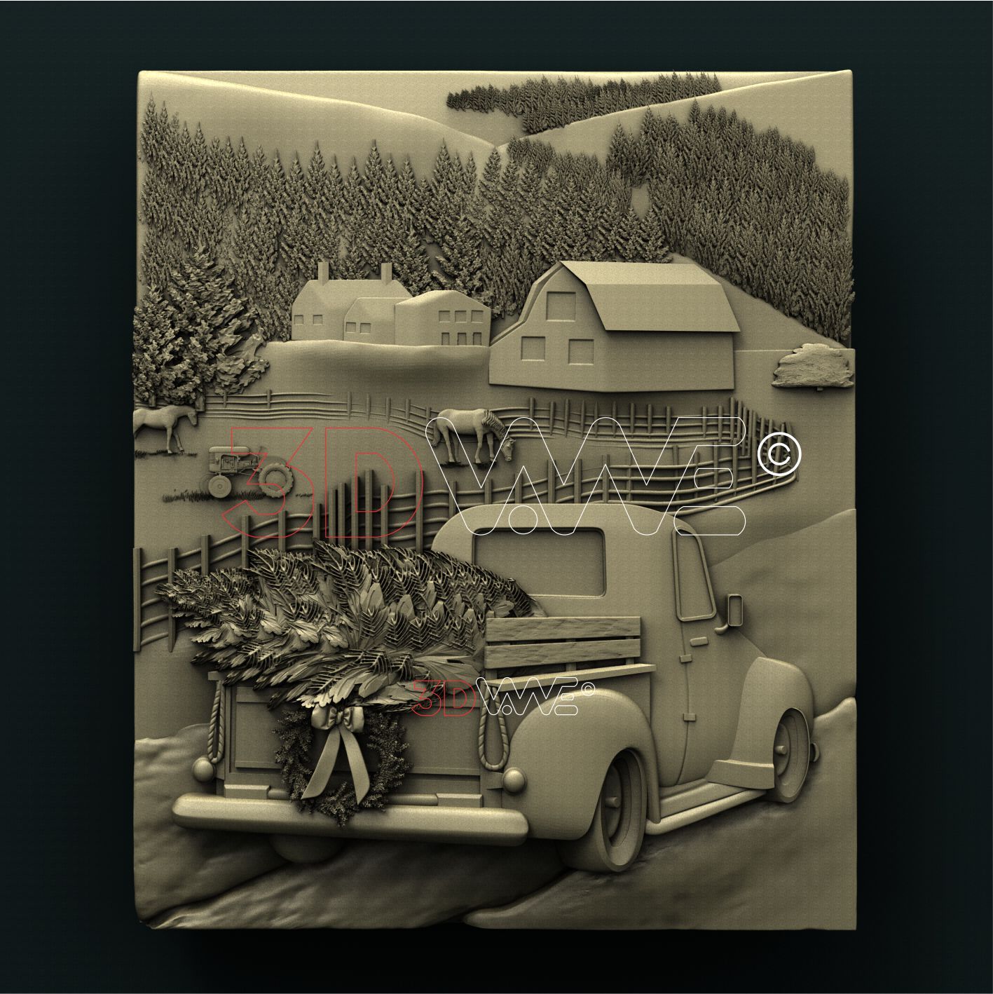 CHRISTMAS 3D STL 3DWave