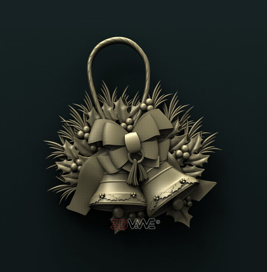 CHRISTMAS BELLS 3D STL 3DWave