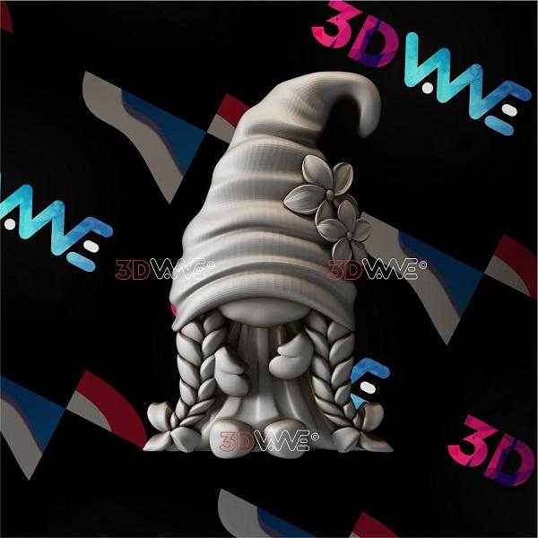 CHRISTMAS GNOME 3d stl 3DWave.us
