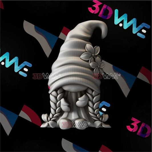 CHRISTMAS GNOME 3d stl 3DWave.us