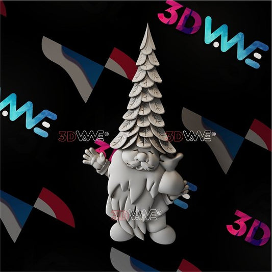 CHRISTMAS GNOME 3D STL 3DWave.us