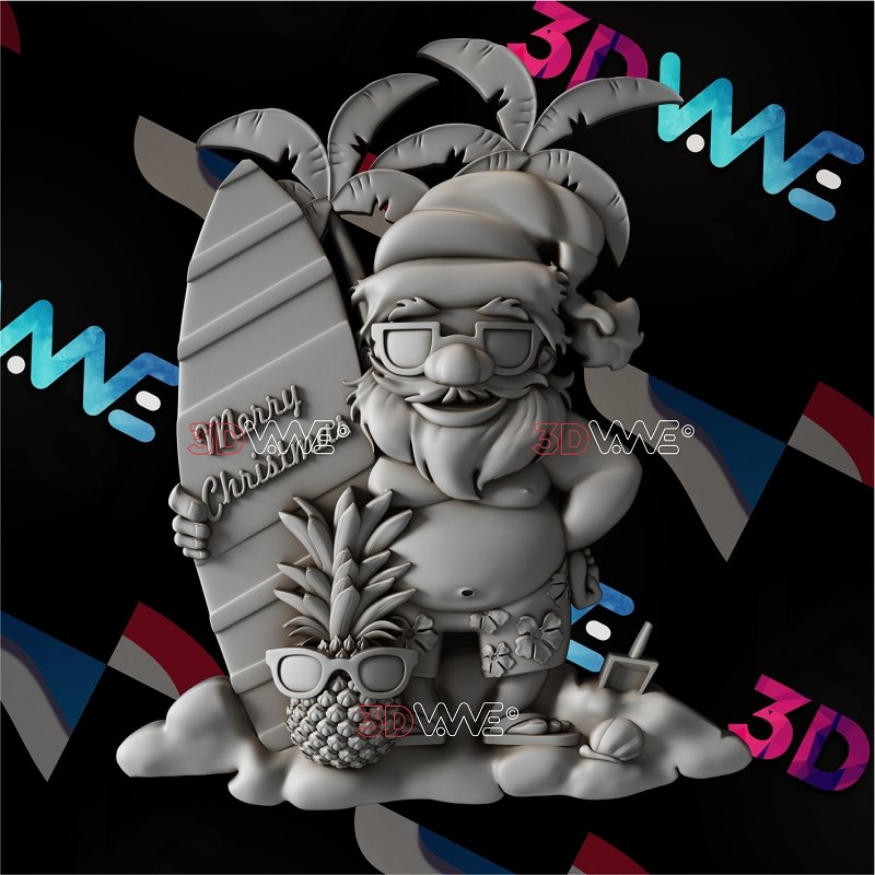 CHRISTMAS GNOME 3d stl 3DWave.us