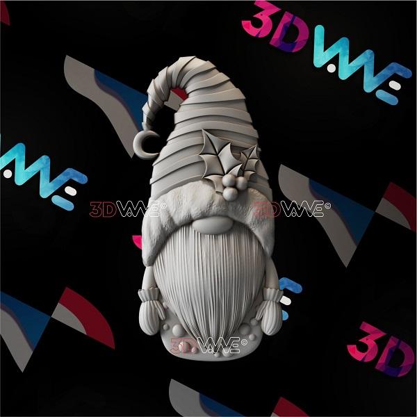 CHRISTMAS GNOME 3d stl 3DWave.us