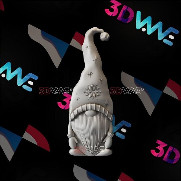 CHRISTMAS GNOME 3d stl 3DWave.us