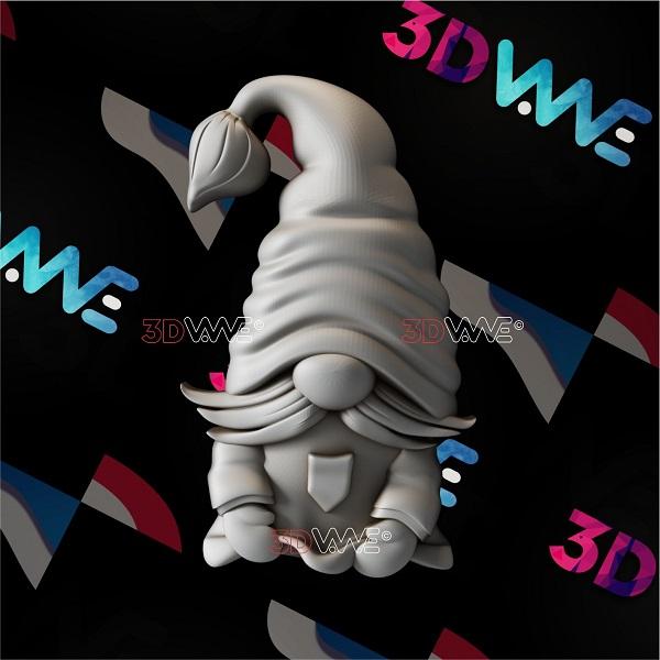 CHRISTMAS GNOME 3d stl 3DWave.us