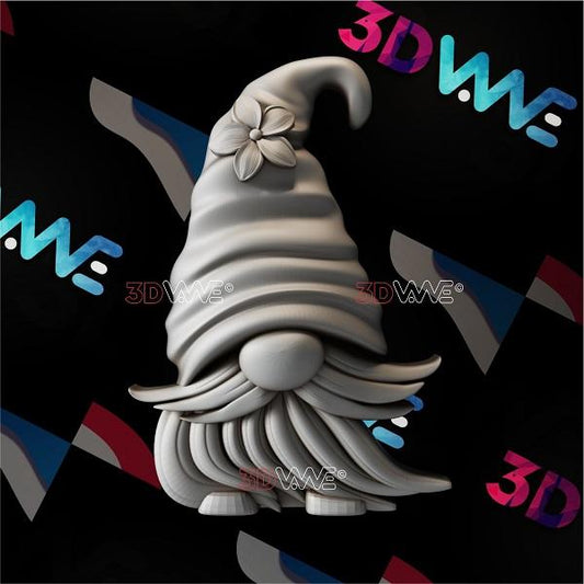 CHRISTMAS GNOME 3d stl 3DWave.us