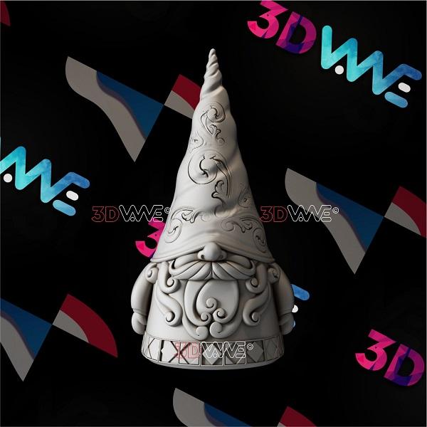 CHRISTMAS GNOME 3d stl 3DWave.us