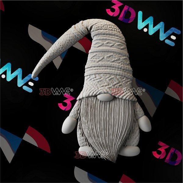CHRISTMAS GNOME 3d stl 3DWave.us