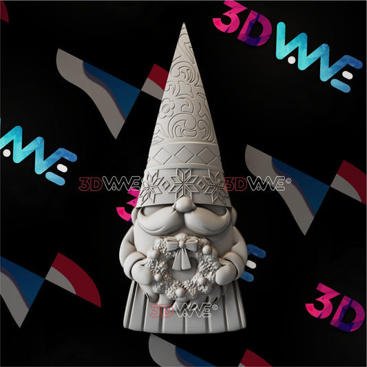 CHRISTMAS GNOME 3d stl 3DWave.us