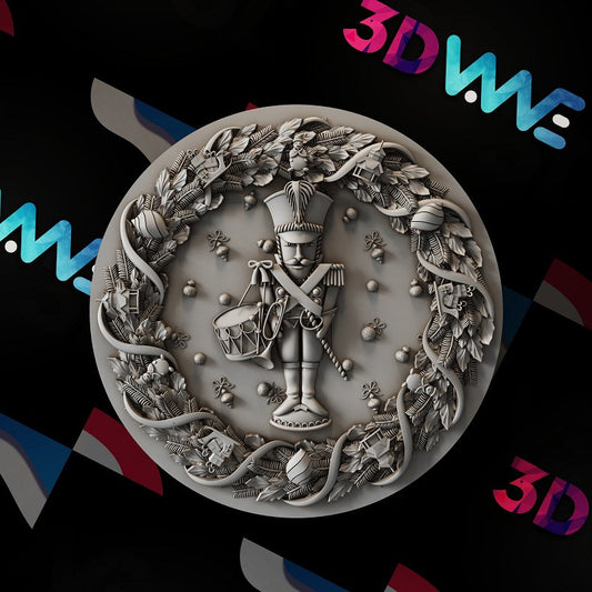 CHRISTMAS WOODEN SOLDIER 3d stl - 3DWave.us