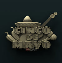 Thumbnail for CINCO DE MAYO 3D STL 3DWave