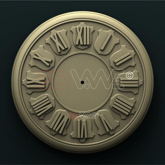CLOCK FACE 3D STL 3DWave