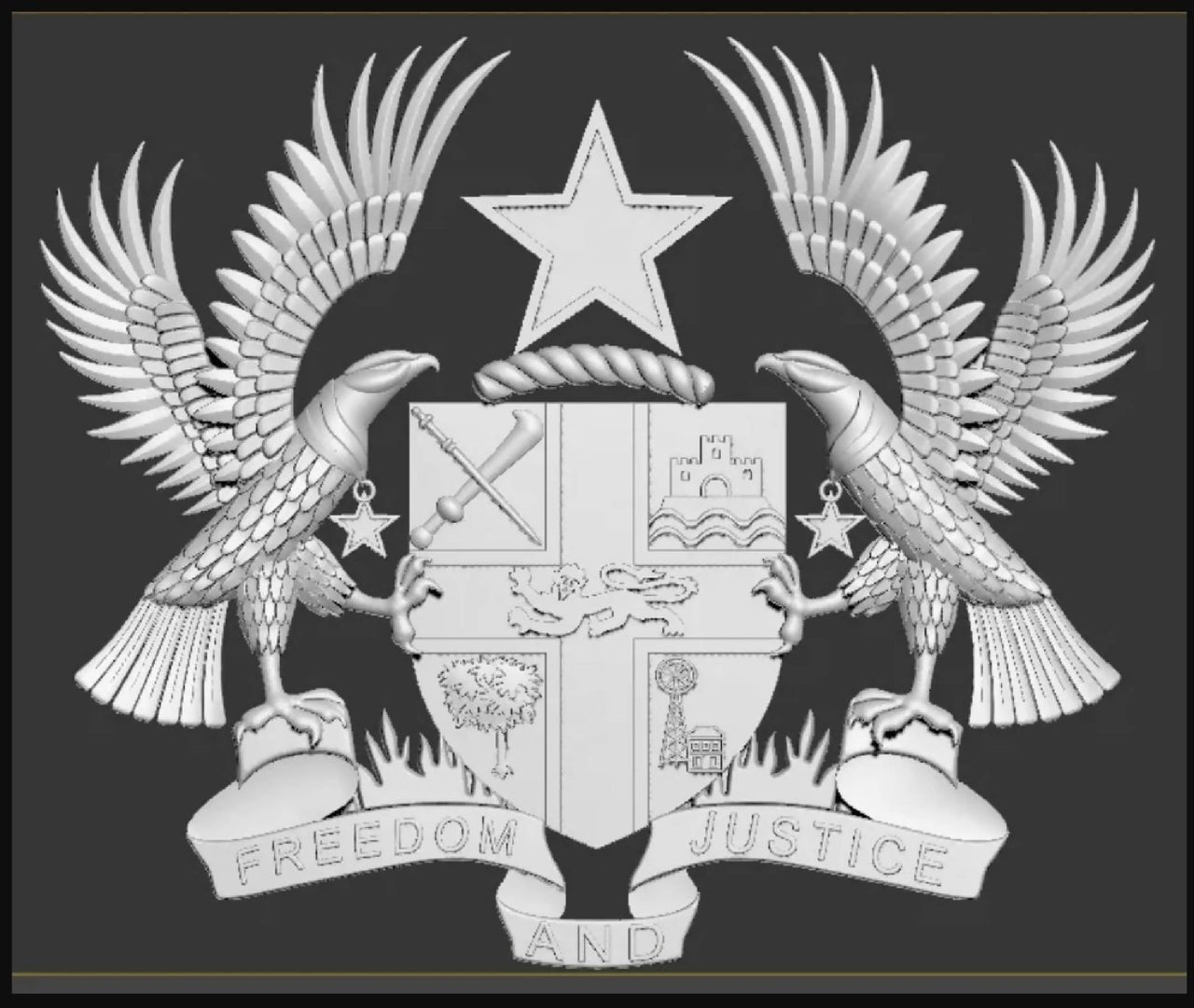 Coat of arms of Ghana asghar