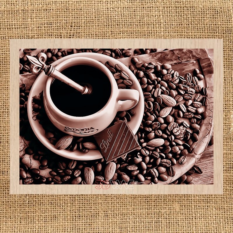 COFFEE Glowforge laser file 3DWave